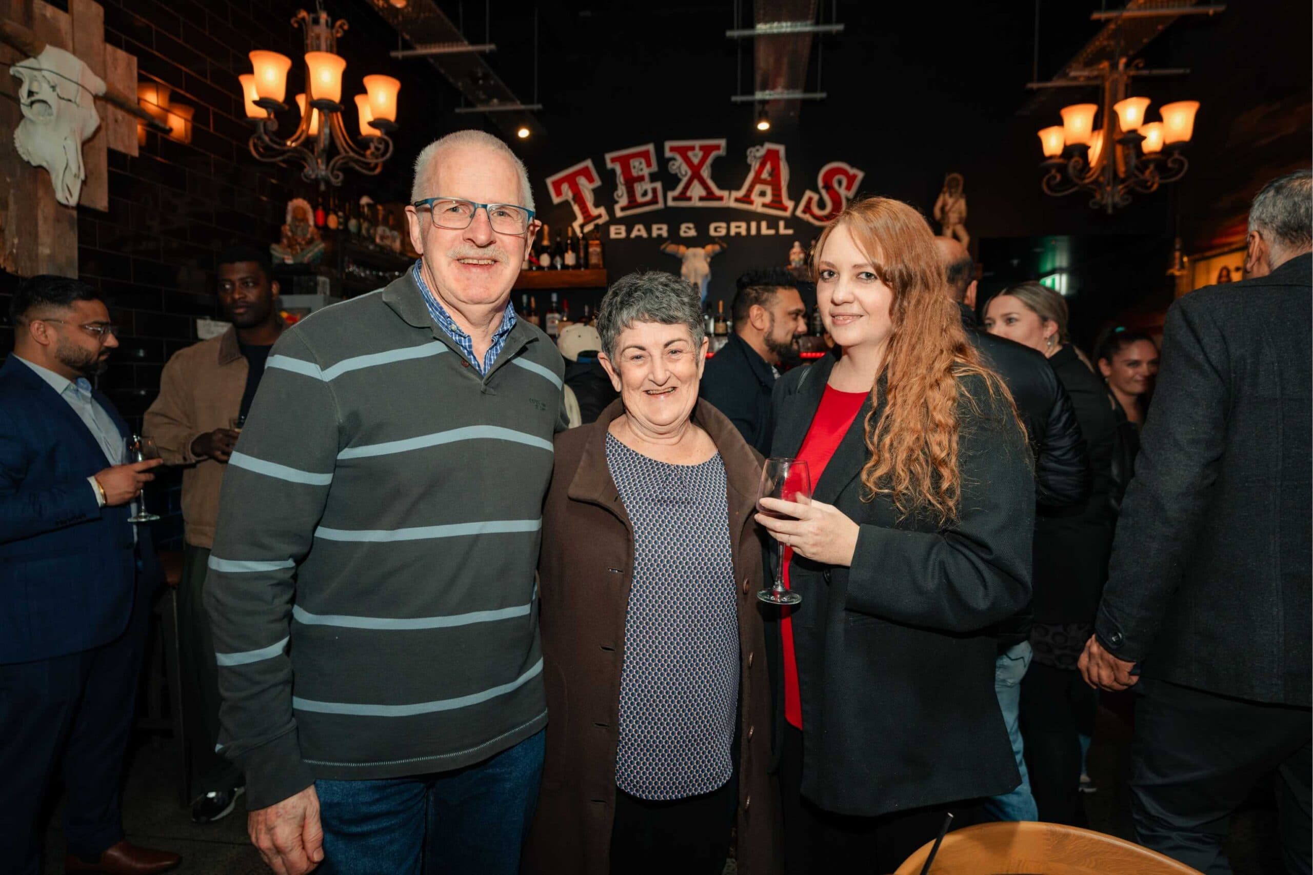 Evening dining at Texas Grill on Hereford Street