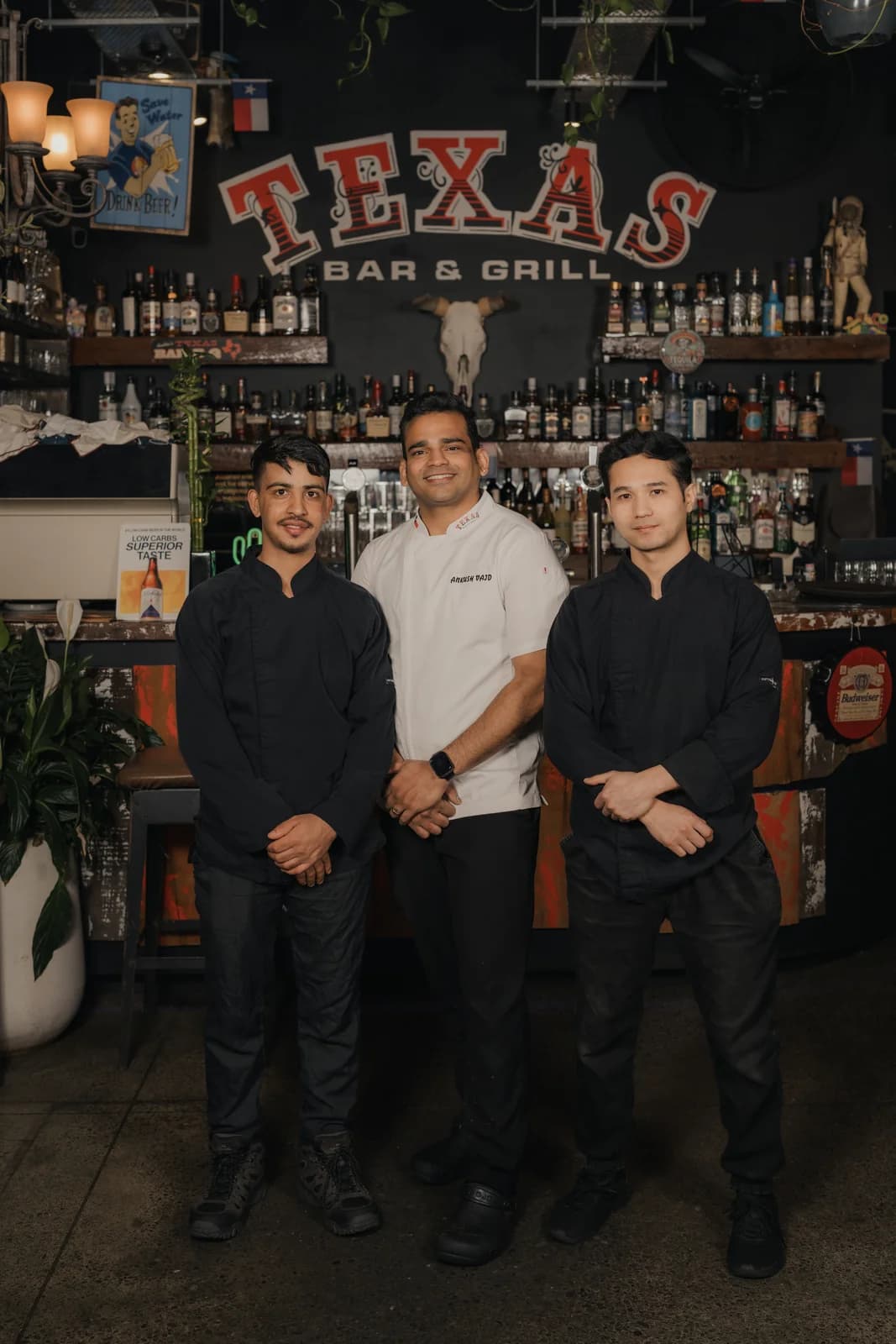 Texas Grill staff on Hereford Street