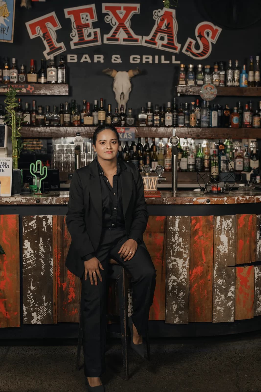 Team members at Texas Bar & Grill Christchurch